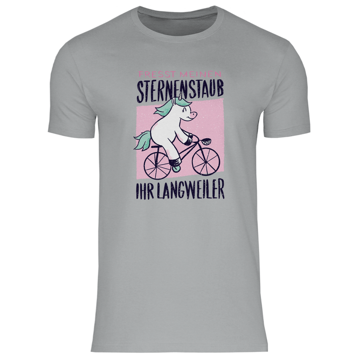 Fahrrad - Einhorn - Herren T - Shirt - Textilzauber