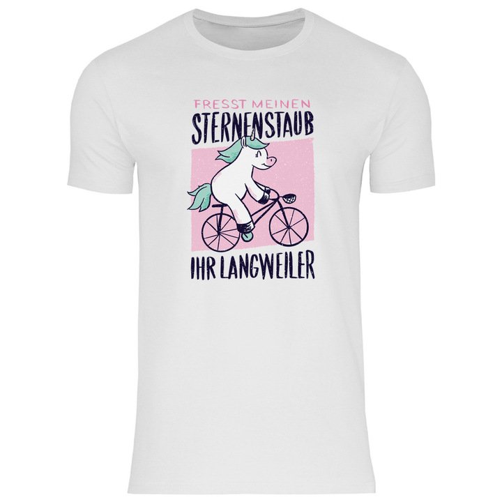 Fahrrad - Einhorn - Herren T - Shirt - Textilzauber