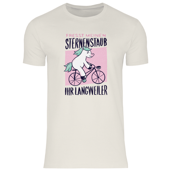 Fahrrad - Einhorn - Herren T - Shirt - Textilzauber