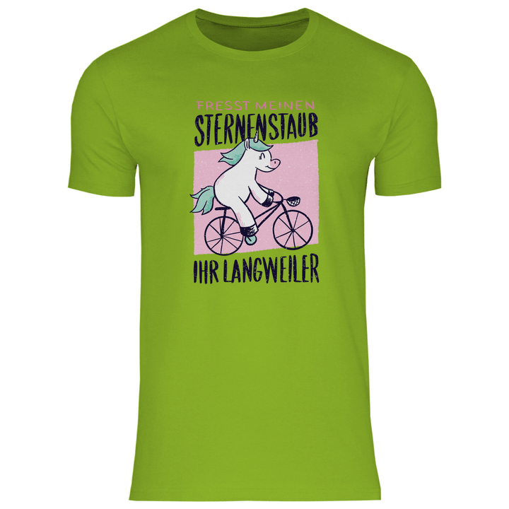 Fahrrad - Einhorn - Herren T - Shirt - Textilzauber
