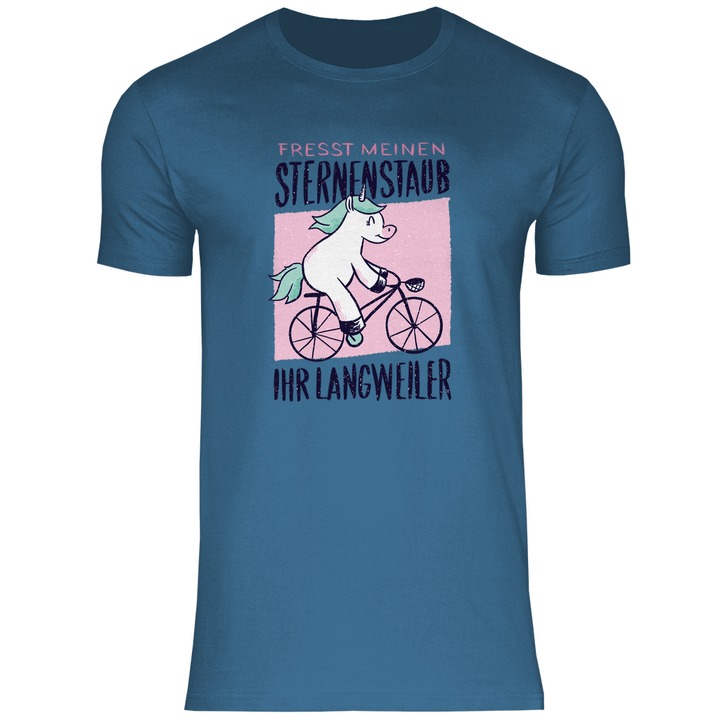 Fahrrad - Einhorn - Herren T - Shirt - Textilzauber