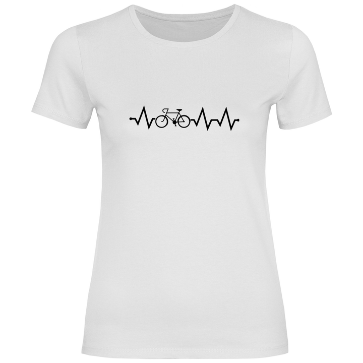 Fahrrad EKG - Damen T - Shirt - Textilzauber