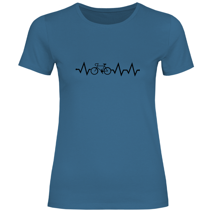Fahrrad EKG - Damen T - Shirt - Textilzauber