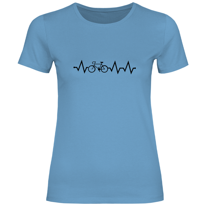 Fahrrad EKG - Damen T - Shirt - Textilzauber