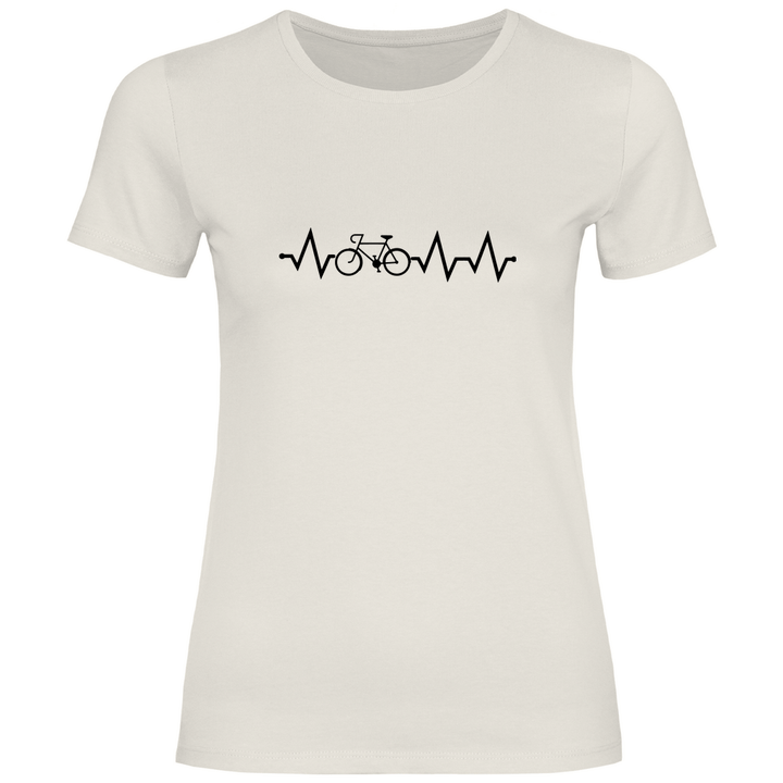 Fahrrad EKG - Damen T - Shirt - Textilzauber