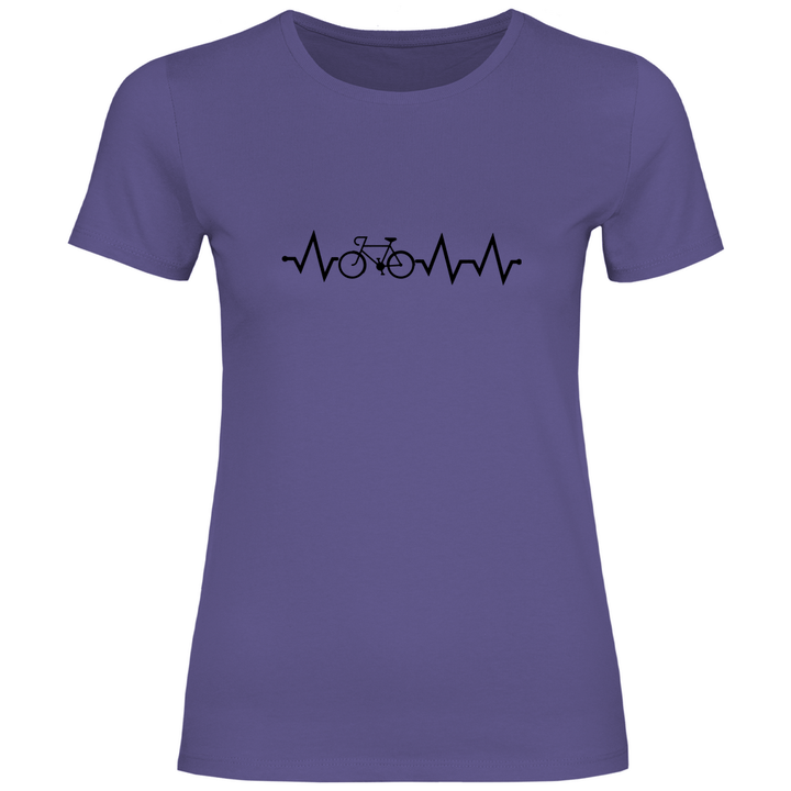 Fahrrad EKG - Damen T - Shirt - Textilzauber