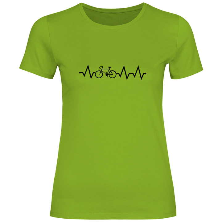 Fahrrad EKG - Damen T - Shirt - Textilzauber