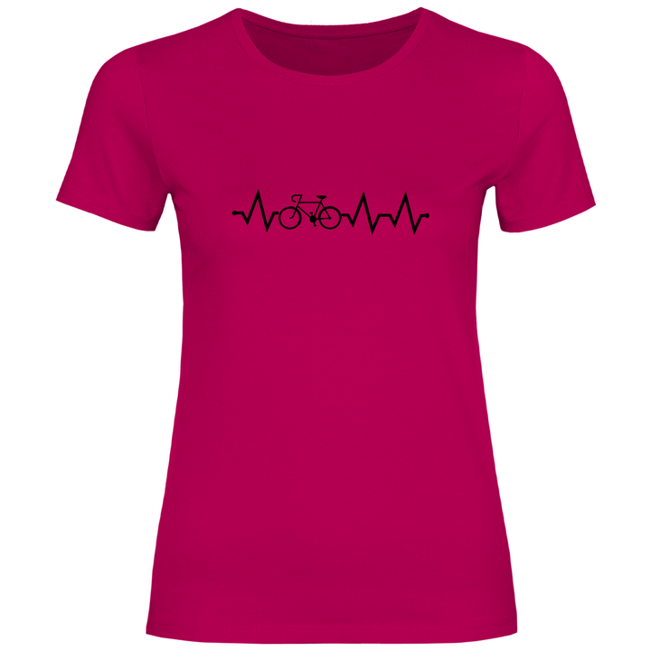Fahrrad EKG - Damen T - Shirt - Textilzauber
