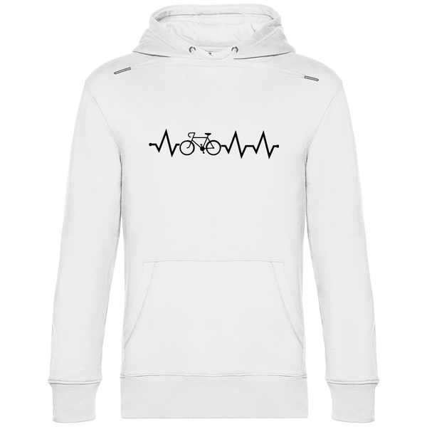 Fahrrad EKG - Herren Hoodie - Textilzauber
