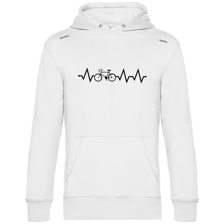 Fahrrad EKG - Herren Hoodie - Textilzauber