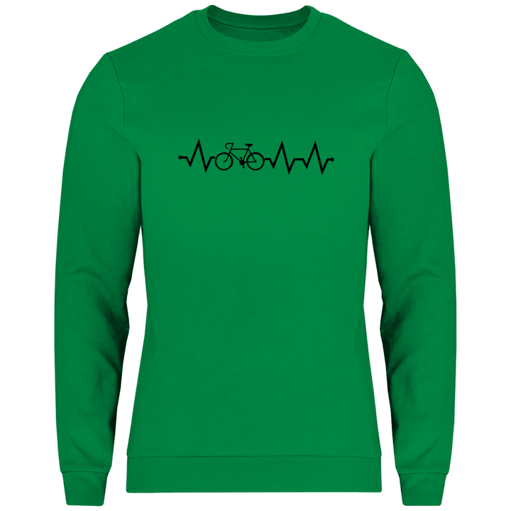 Fahrrad EKG - Herren Sweatshirt - Textilzauber