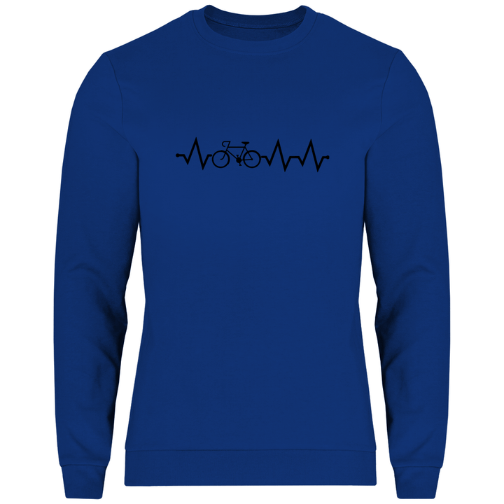 Fahrrad EKG - Herren Sweatshirt - Textilzauber
