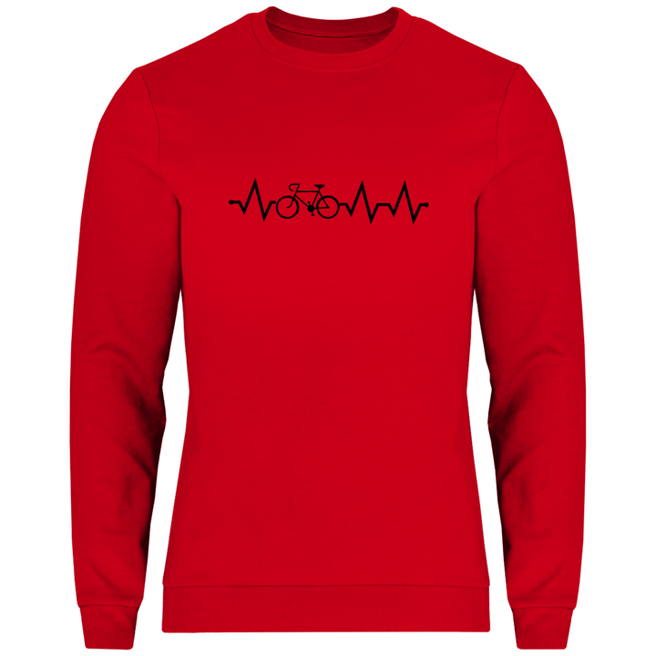 Fahrrad EKG - Herren Sweatshirt - Textilzauber