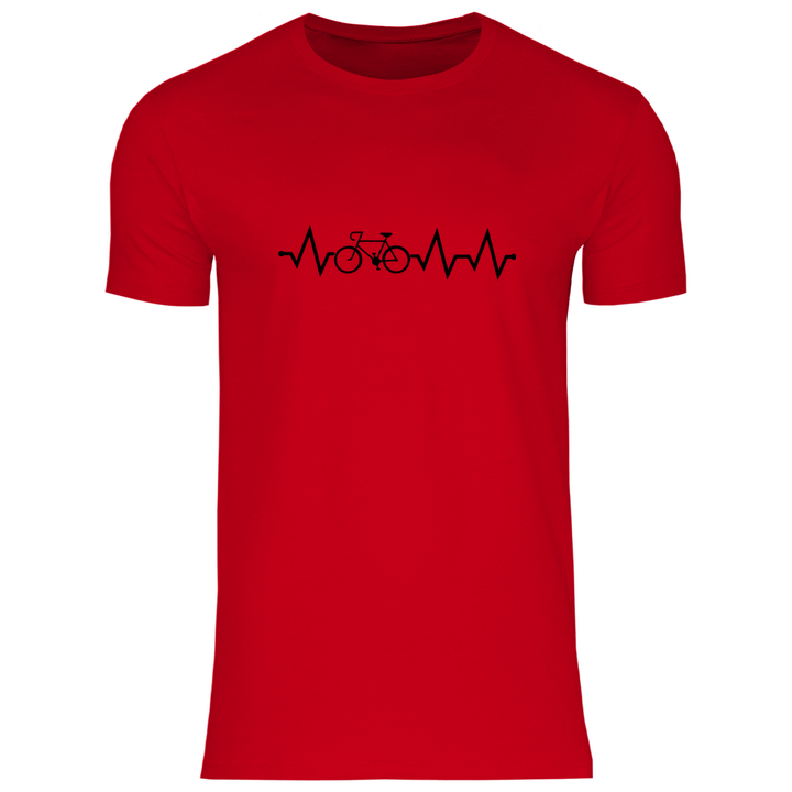 Fahrrad EKG - Herren T - Shirt - Textilzauber