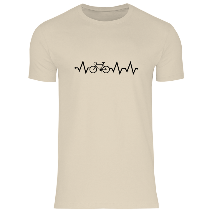 Fahrrad EKG - Herren T - Shirt - Textilzauber