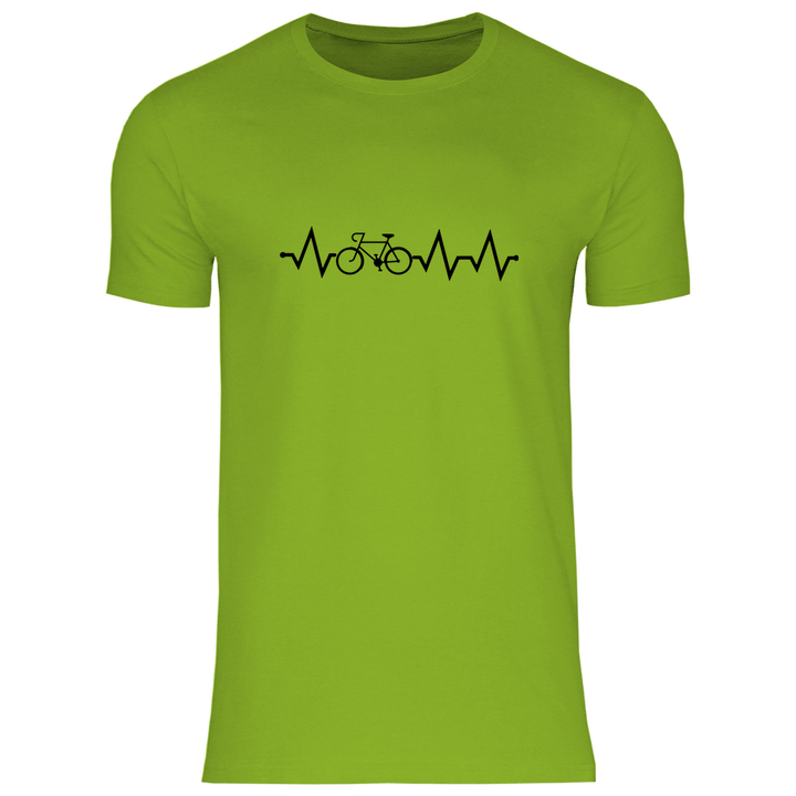 Fahrrad EKG - Herren T - Shirt - Textilzauber
