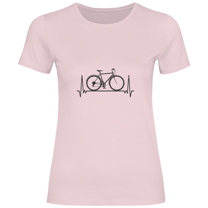Fahrrad - Herzschlag - Damen T - Shirt - Textilzauber
