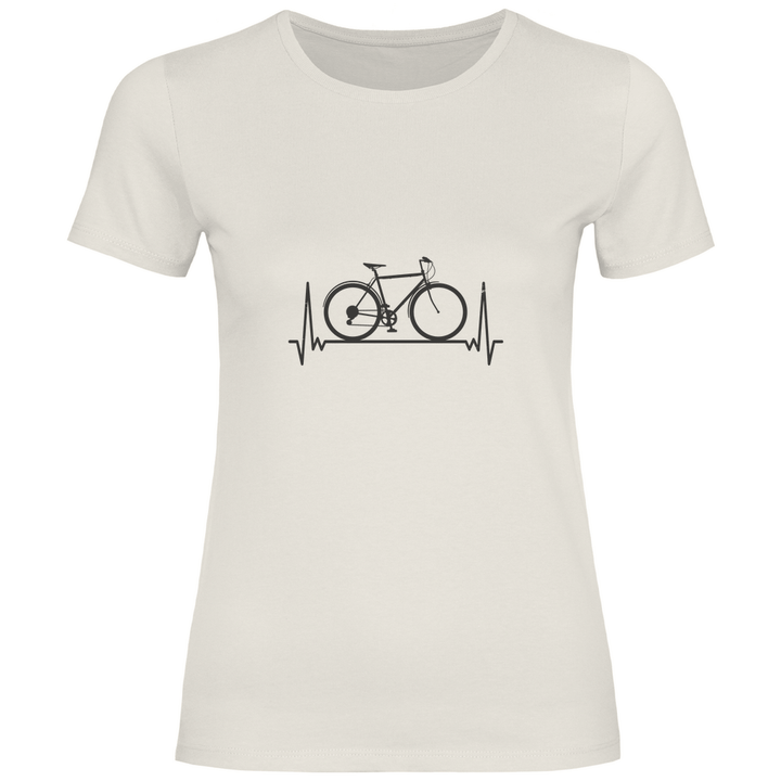 Fahrrad - Herzschlag - Damen T - Shirt - Textilzauber