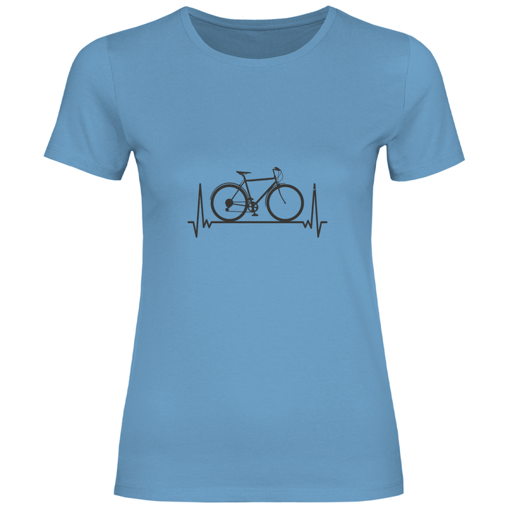Fahrrad - Herzschlag - Damen T - Shirt - Textilzauber