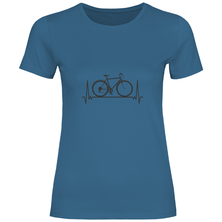 Fahrrad - Herzschlag - Damen T - Shirt - Textilzauber