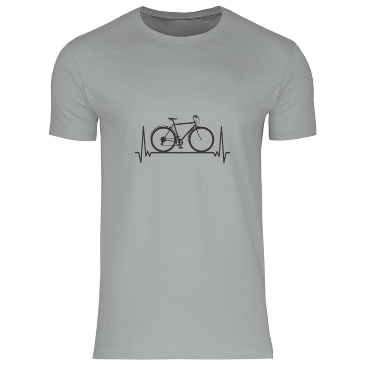 Fahrrad - Herzschlag - Herren T - Shirt - Textilzauber