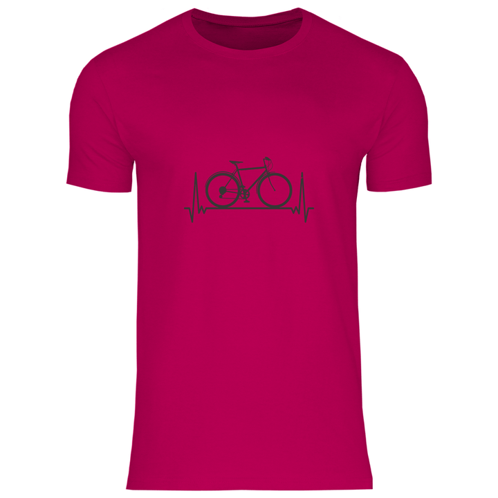 Fahrrad - Herzschlag - Herren T - Shirt - Textilzauber