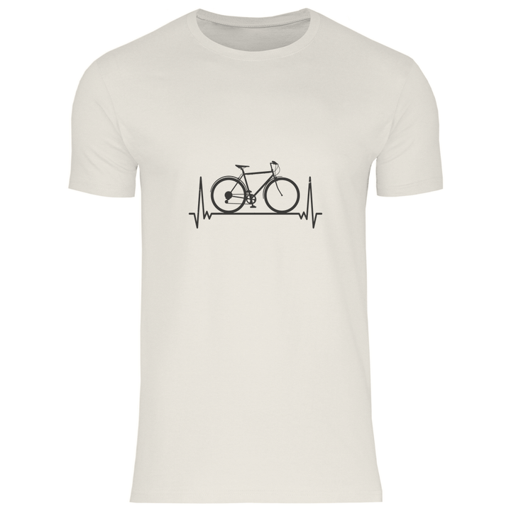 Fahrrad - Herzschlag - Herren T - Shirt - Textilzauber