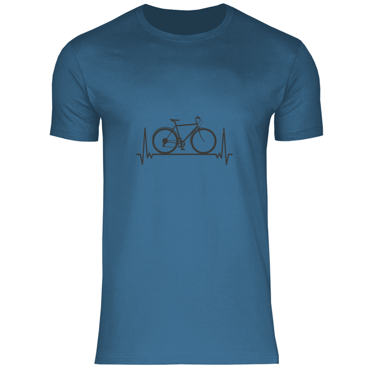 Fahrrad - Herzschlag - Herren T - Shirt - Textilzauber