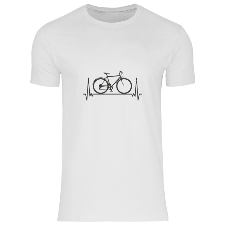 Fahrrad - Herzschlag - Herren T - Shirt - Textilzauber