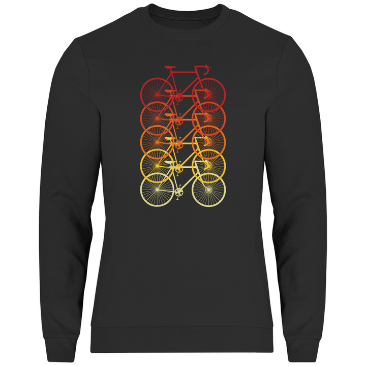 Fahrräder Farbverlauf - Herren Sweatshirt - Textilzauber