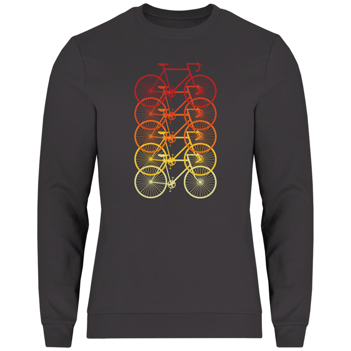 Fahrräder Farbverlauf - Herren Sweatshirt - Textilzauber
