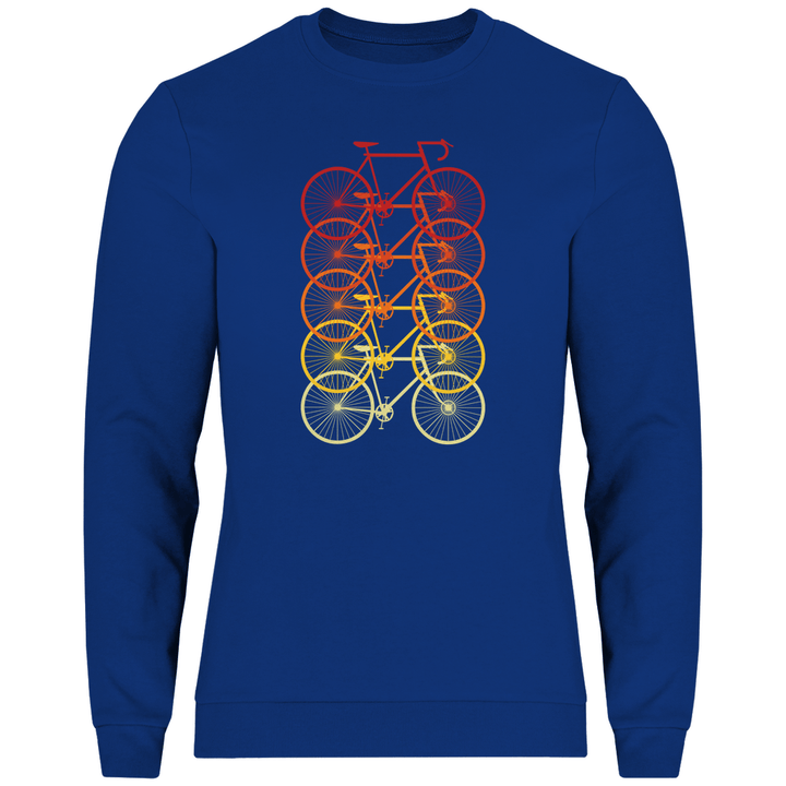Fahrräder Farbverlauf - Herren Sweatshirt - Textilzauber