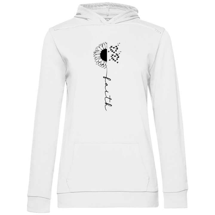 Faith Sonnenblume - Damen Hoodie - Textilzauber