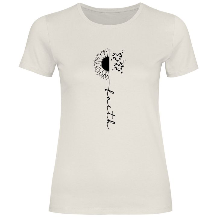 Faith Sonnenblume - Damen T - Shirt - Textilzauber