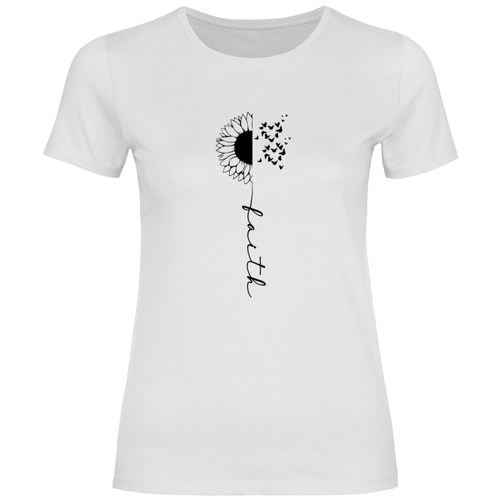 Faith Sonnenblume - Damen T - Shirt - Textilzauber