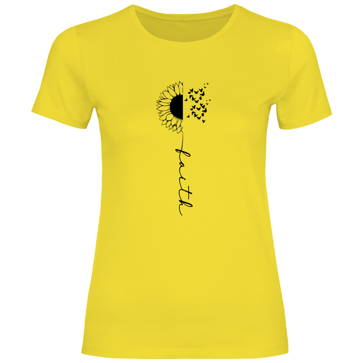 Faith Sonnenblume - Damen T - Shirt - Textilzauber