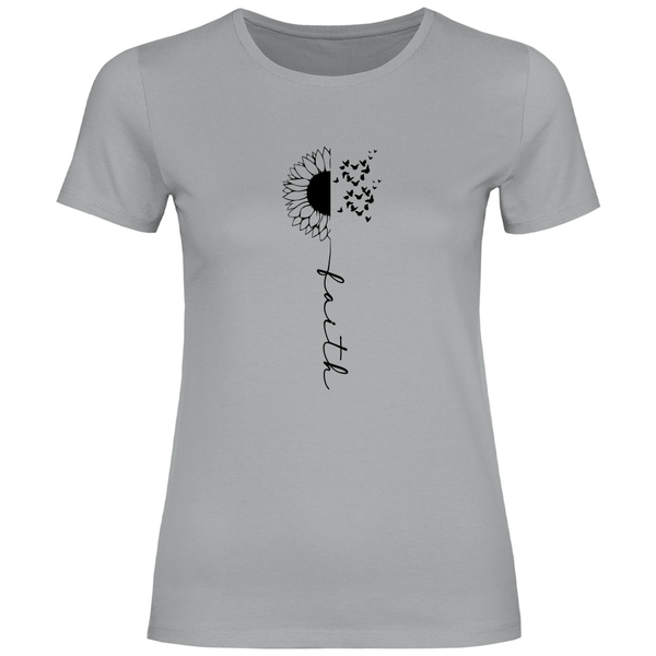 Faith Sonnenblume - Damen T - Shirt - Textilzauber