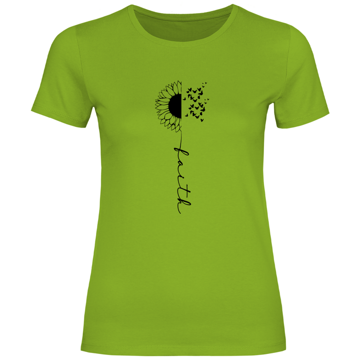 Faith Sonnenblume - Damen T - Shirt - Textilzauber