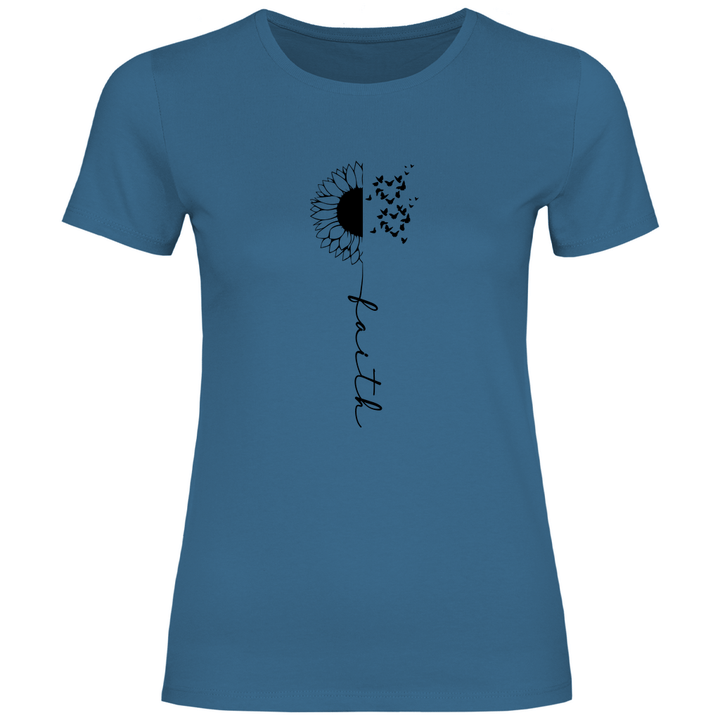 Faith Sonnenblume - Damen T - Shirt - Textilzauber