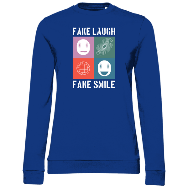 Fake Laugh Fake Smile - Damen Sweatshirt - Textilzauber