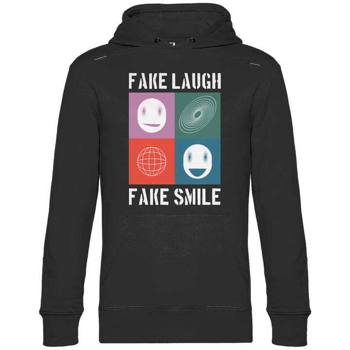Fake Laugh Fake Smile - Herren Hoodie - Textilzauber