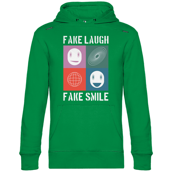Fake Laugh Fake Smile - Herren Hoodie - Textilzauber