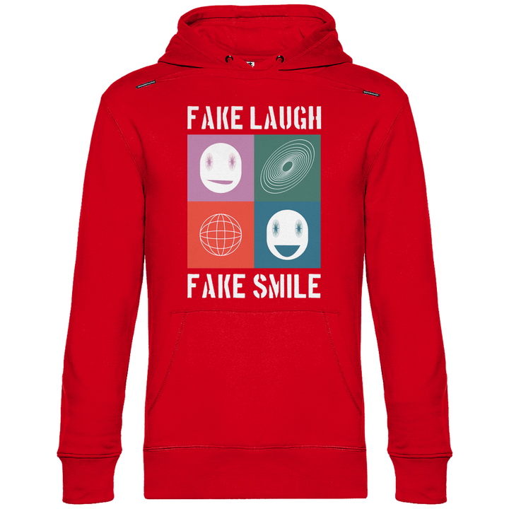 Fake Laugh Fake Smile - Herren Hoodie - Textilzauber