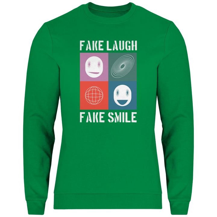 Fake Laugh Fake Smile - Herren Sweatshirt - Textilzauber