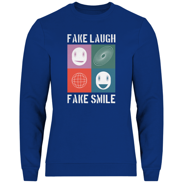 Fake Laugh Fake Smile - Herren Sweatshirt - Textilzauber