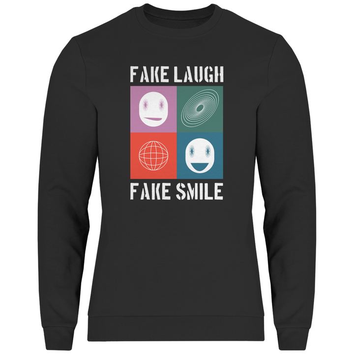 Fake Laugh Fake Smile - Herren Sweatshirt - Textilzauber