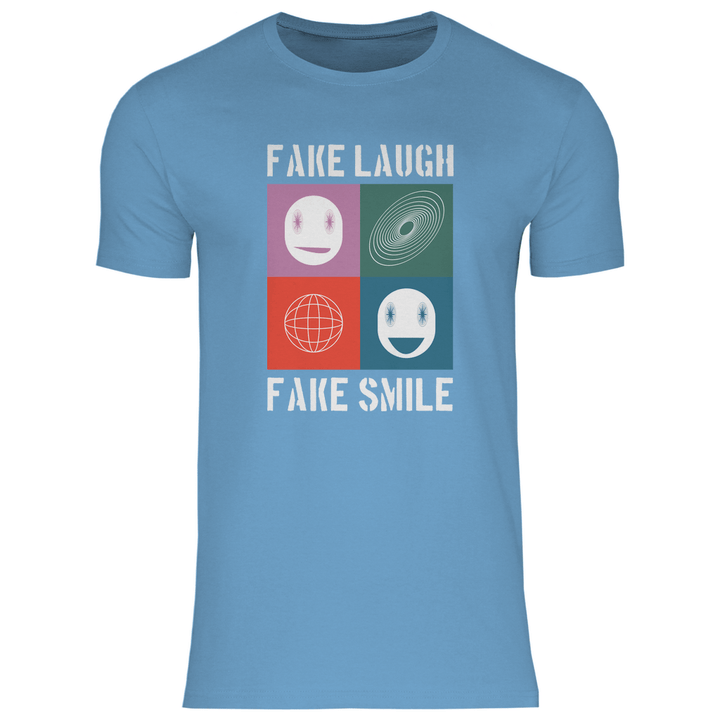 Fake Laugh Fake Smile - Herren T - Shirt - Textilzauber