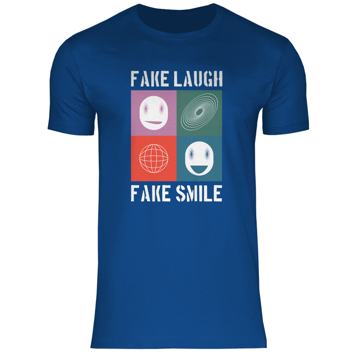 Fake Laugh Fake Smile - Herren T - Shirt - Textilzauber