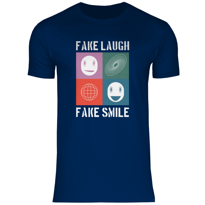 Fake Laugh Fake Smile - Herren T - Shirt - Textilzauber