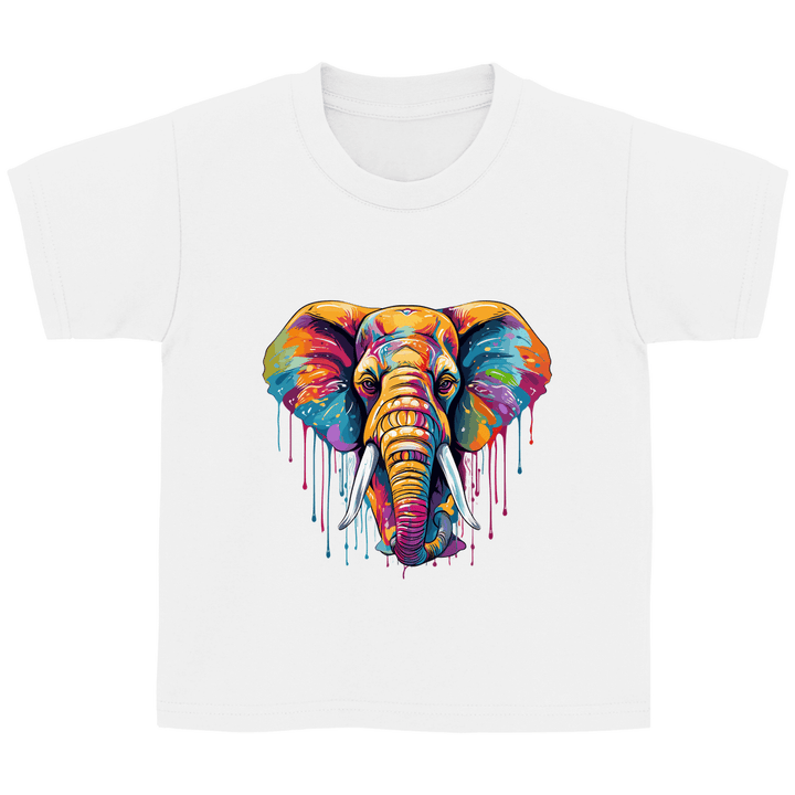 Farbenelefant - Kinder T - Shirt - Textilzauber
